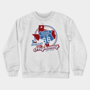 Route 66 Texas Crewneck Sweatshirt